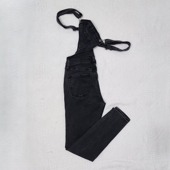 Vintage/Retro Ladies Black Overalls - Picture 1 of 10